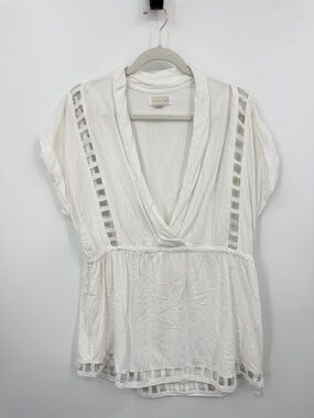 Tamara‎ Catz Dress sz S swim cover up white